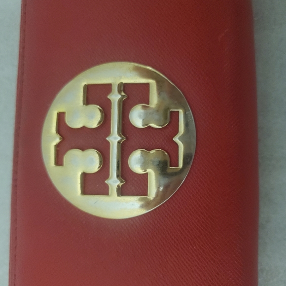 Red Tory Burch Wallet - Picture 3 of 9